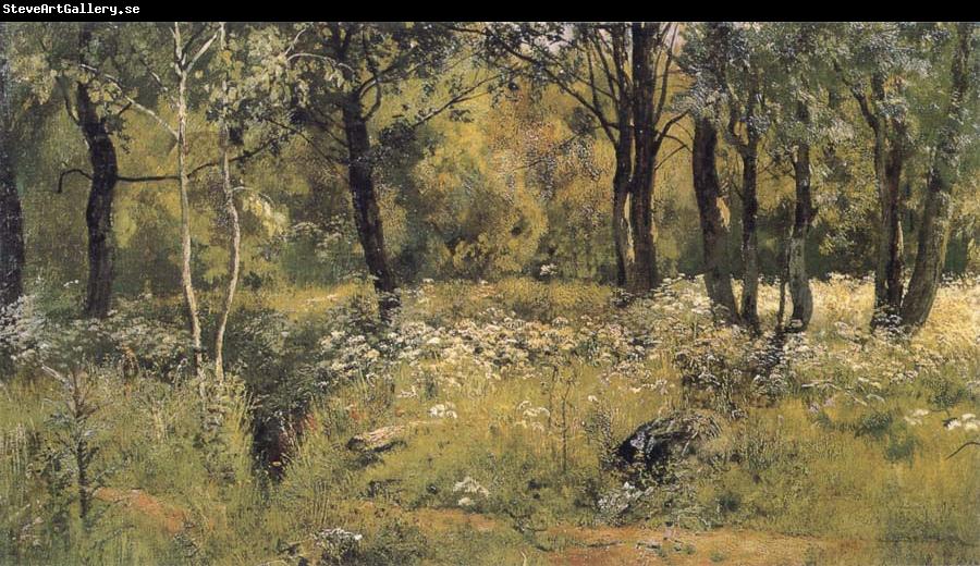 Ivan Shishkin The lawn in the forest